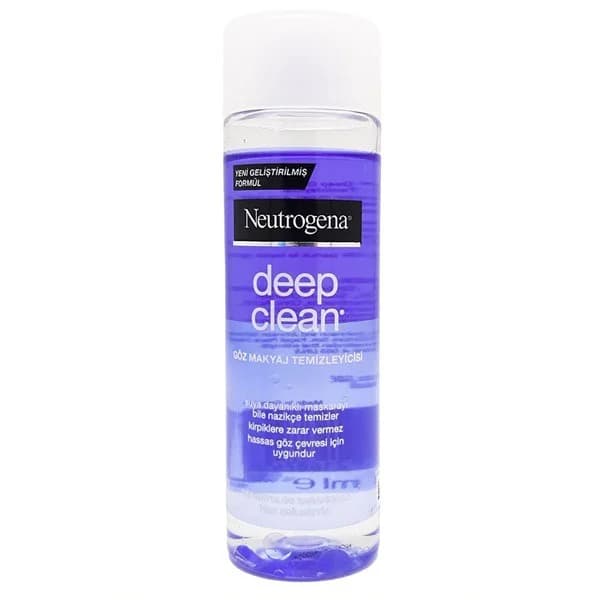 محلول آرایش پاک کن چشم نوتروژینا مدل deep clean حجم 125 میلی — تصویر ۲