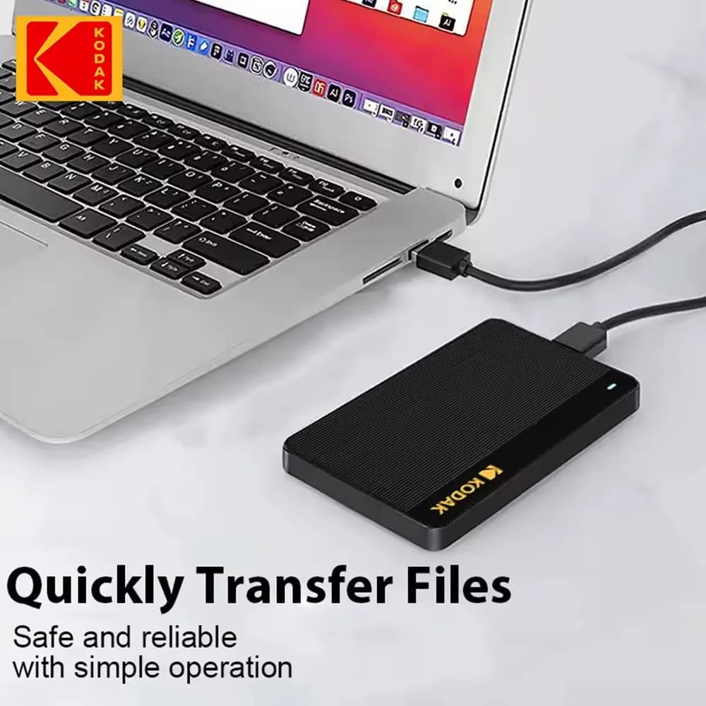 هارد اکسترنال کداک مدل P160 با ظرفیت 500 گیگابایت — تصویر ۱۱
