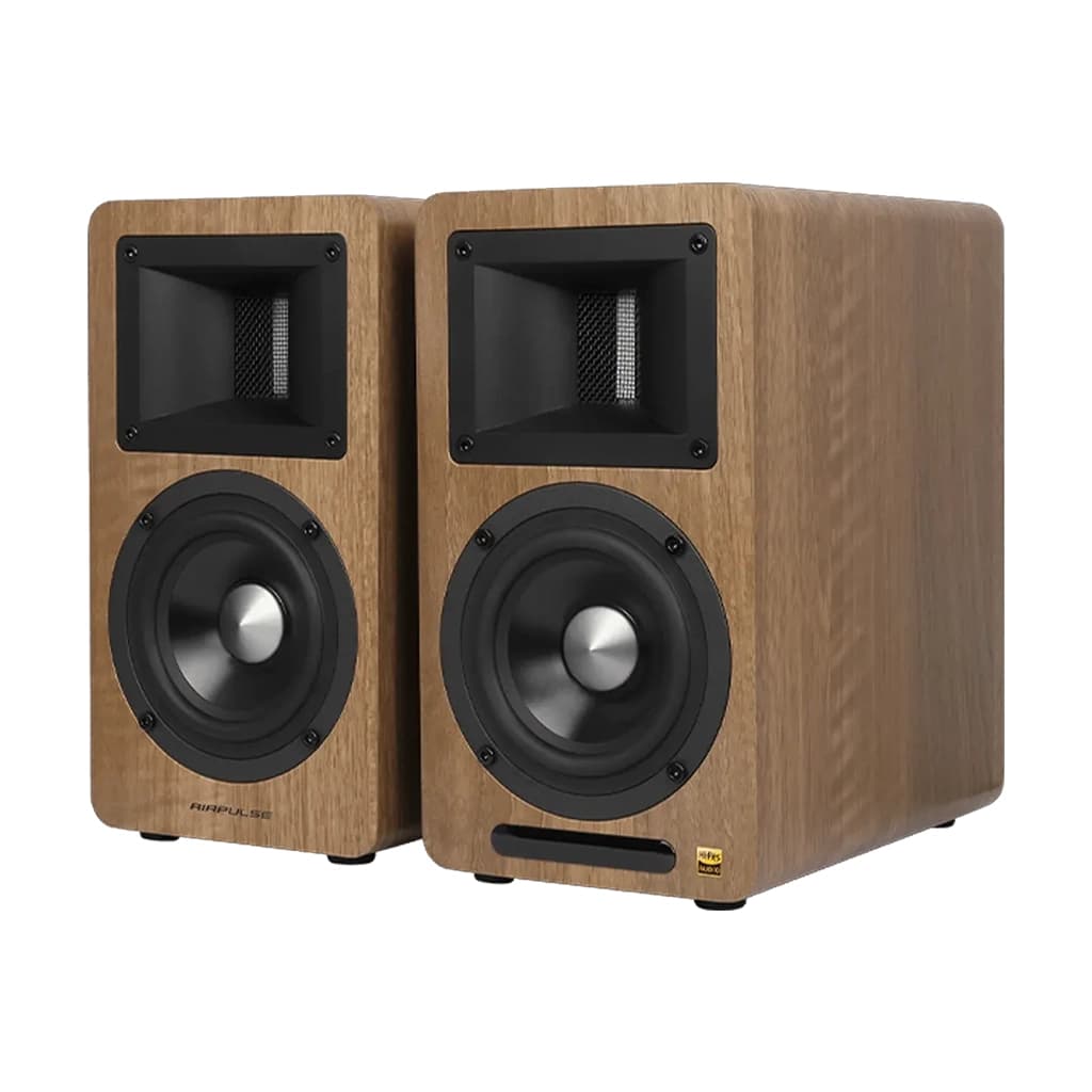 اسپیکر دسکتاپ ادیفایر مدل EDIFIER AIR PULSE STYLING WOOD A80 رنگ قهوه ای | دنیا کامپیوتر — تصویر ۵