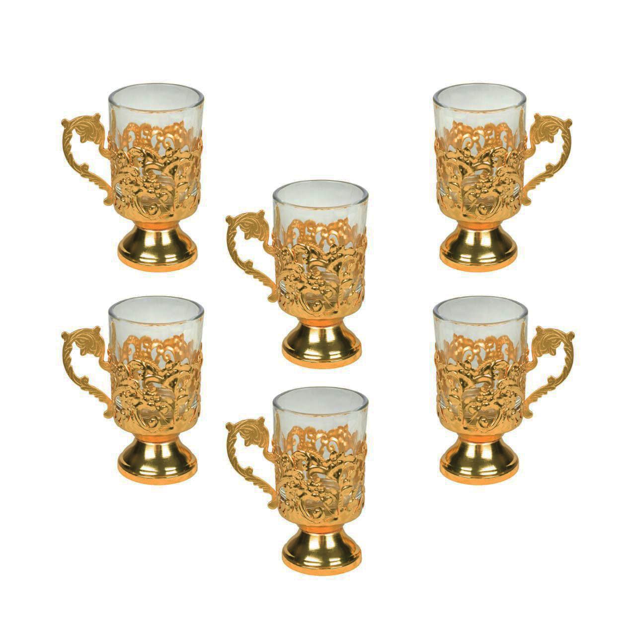 سرویس چای خوری 6 پارچه مدل B8037-G — تصویر ۲