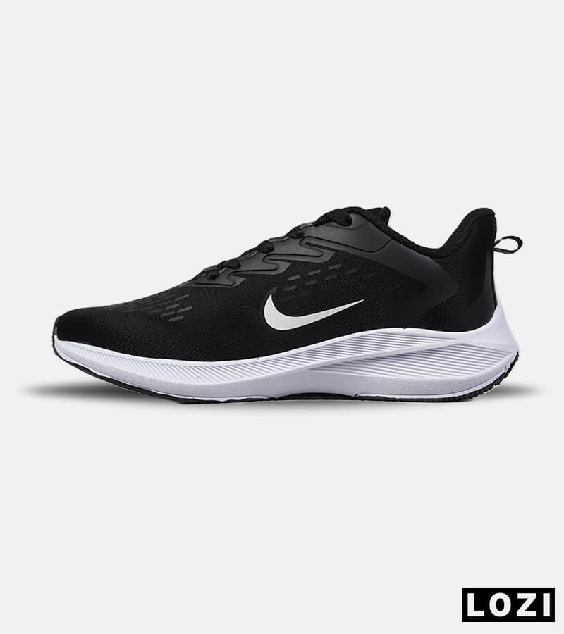 کتانی نایک Air Zoom مشکی سفید مردانه و زنانه | مدل 9249 — تصویر ۴