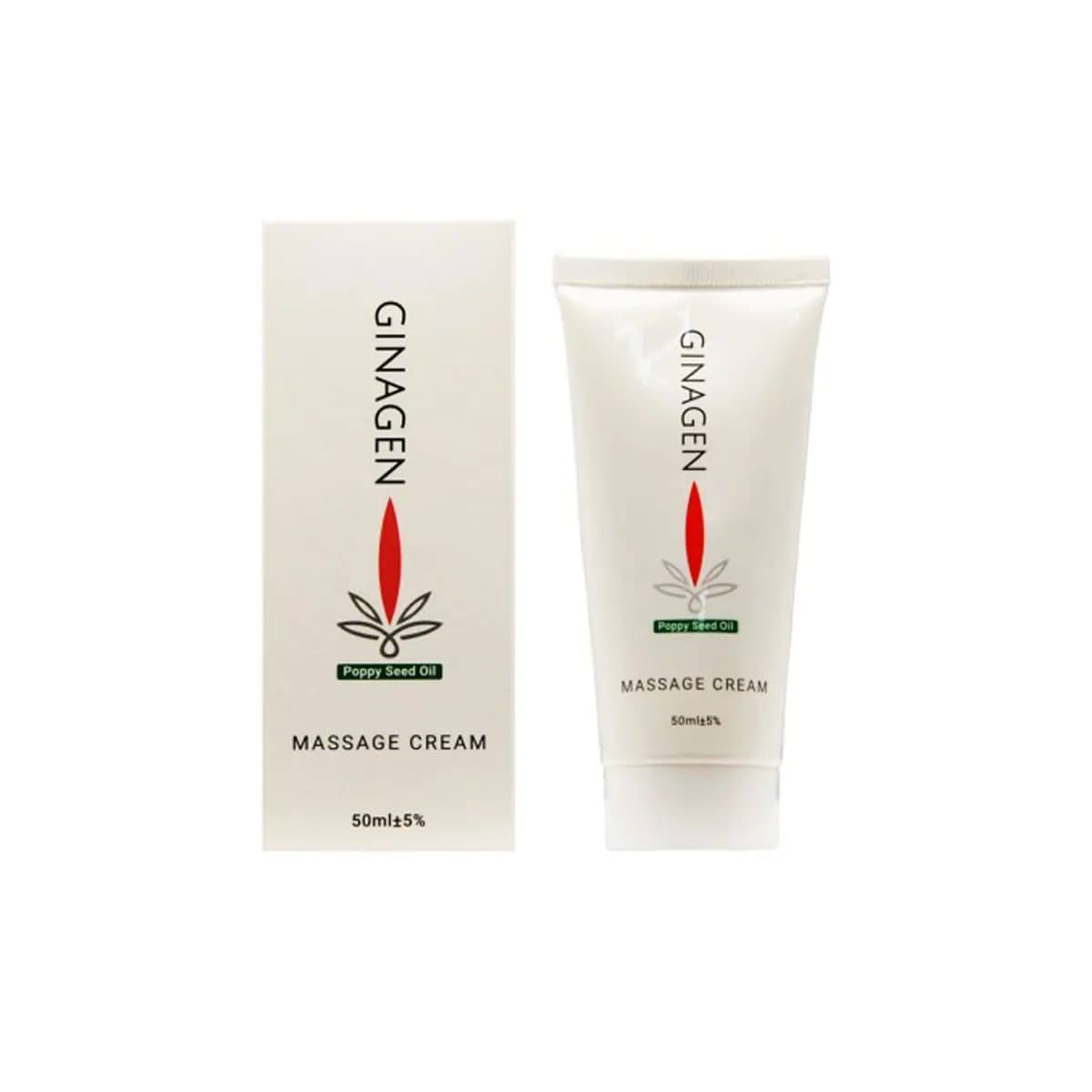کرم ماساژ حاوی روغن دانه خشخاش ژیناژن 50ml — تصویر ۳