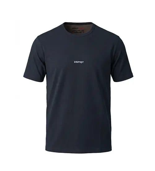 تیشرت یقه گرد مردانه نرمال ساده پنبه یک رو نوک مدادی Esprit مدل 50444