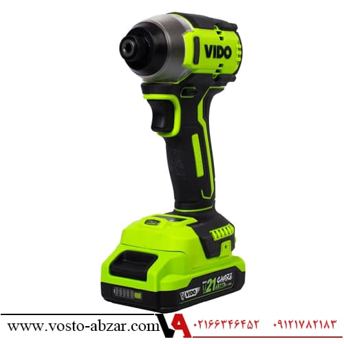مجموعه دو عددی دریل چکشی و ایمپکت شارژی براشلس ۲۱ ولت ویدو مدل WD910410210 — تصویر ۱۲