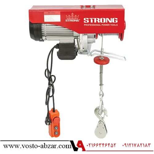 بالابر برقی (وینچ) 1200 کیلوگرم تکفاز استرانگ مدل STG1200K — تصویر ۳