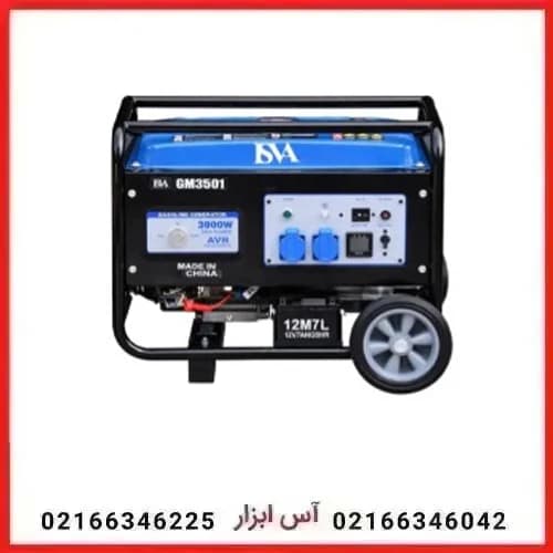موتور برق بنزینی 3000 وات استارتی چرخدار ایسوا مدل GM-3501 — تصویر ۴