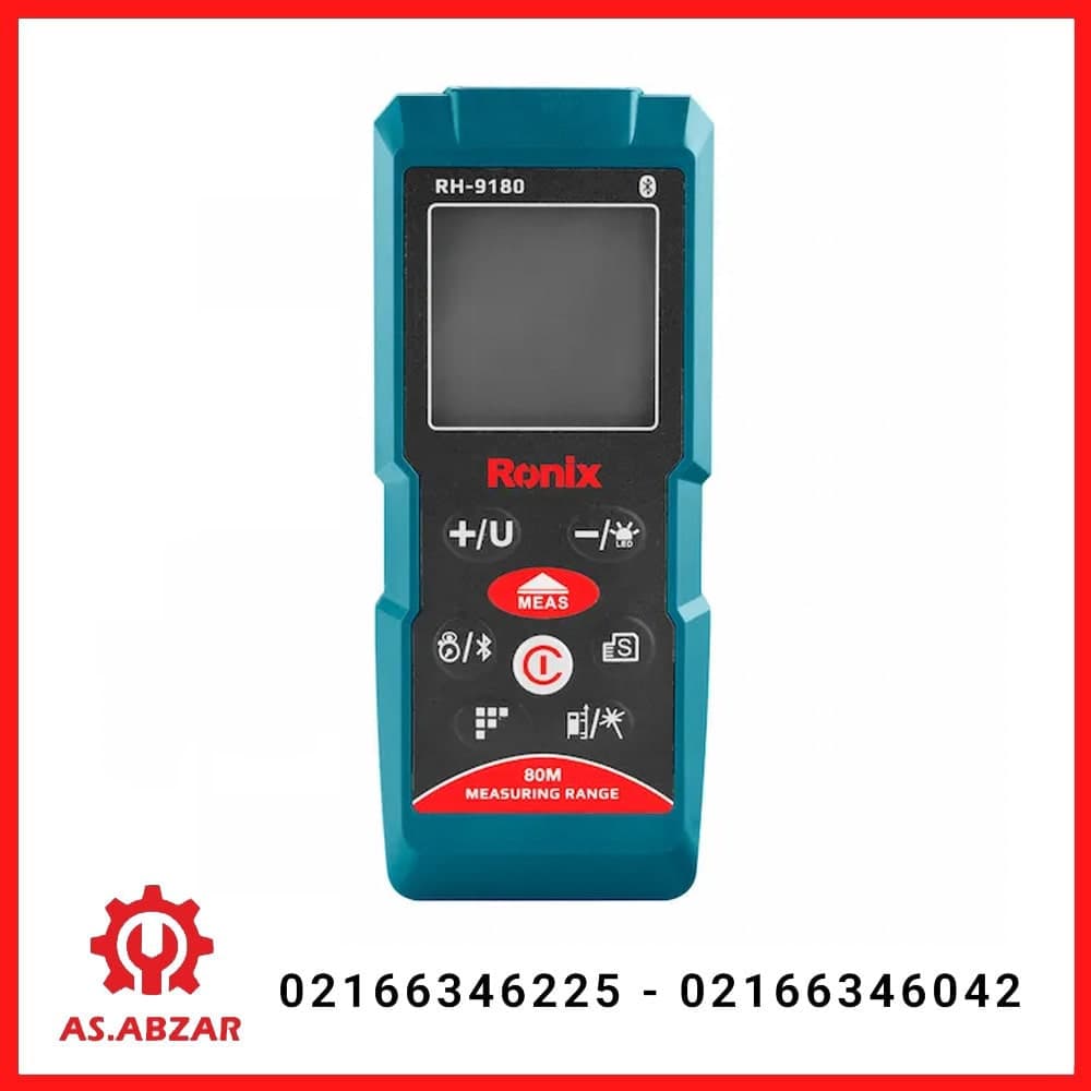 متر لیزری 80 متری رونیکس کد 9180 — تصویر ۲
