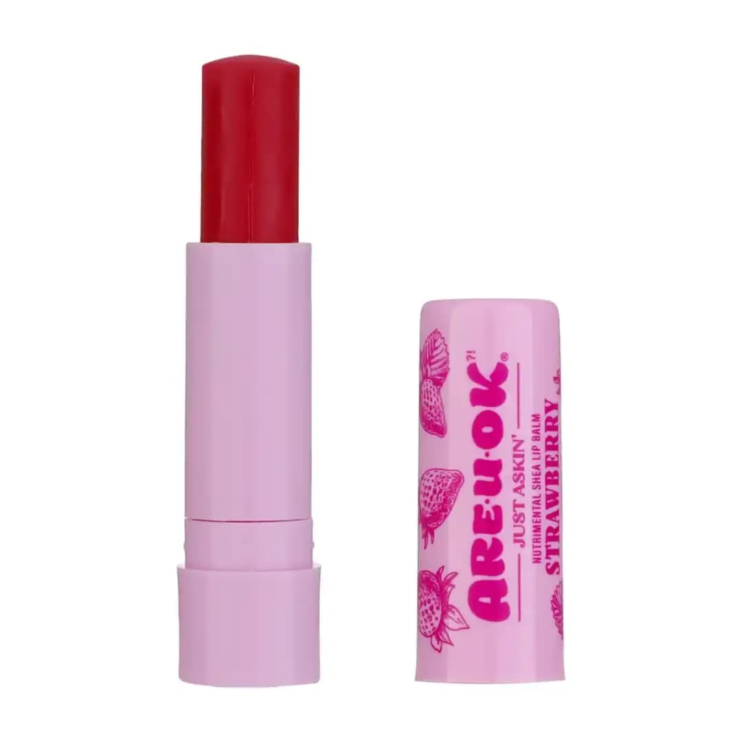 بالم مرطوب کننده لب با طعم توت فرنگی آر یو اکی 4.5 گرم/Are U Ok Nutrimental Shea Lip Balm With Strawberry — تصویر ۳