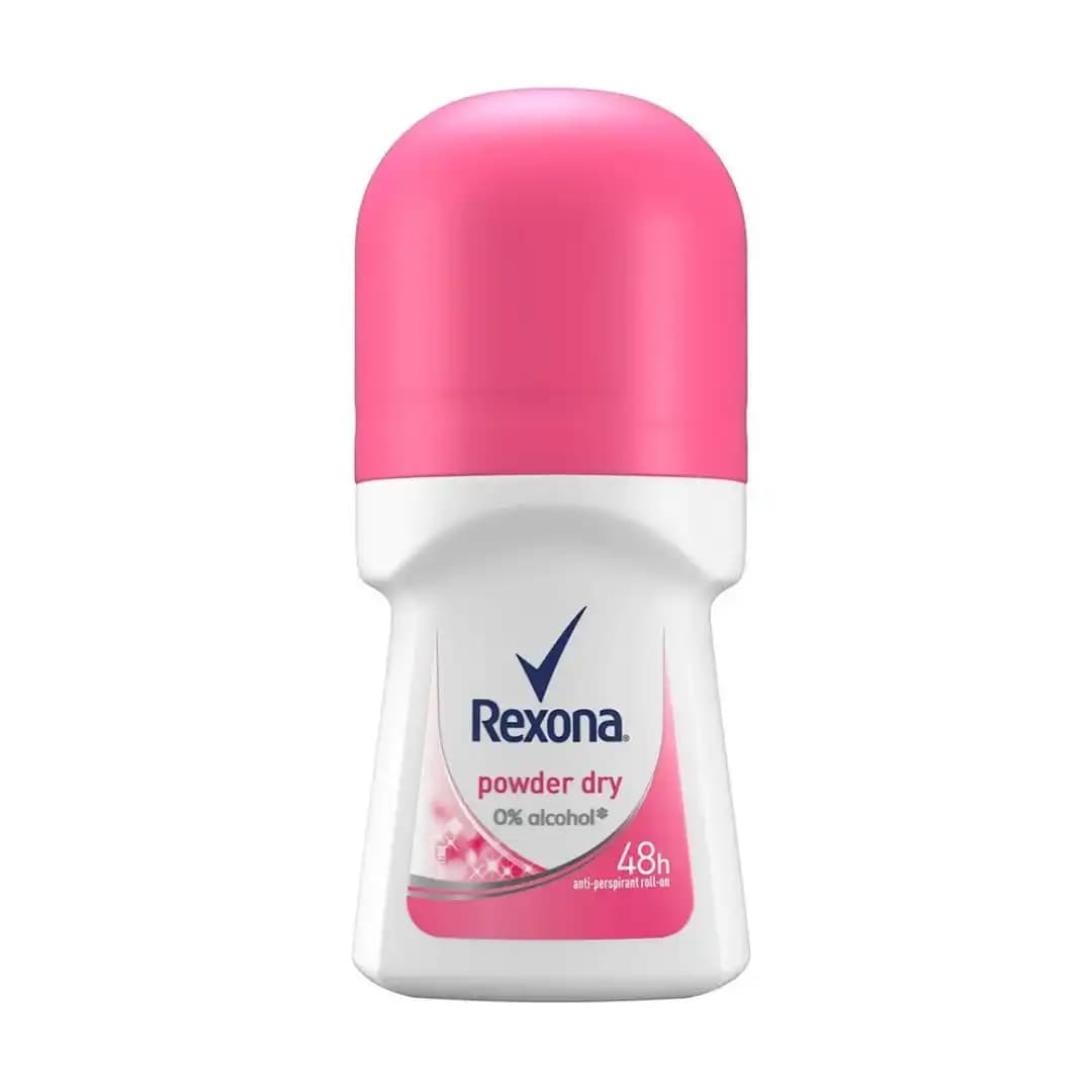 رولان ضد تعریق زنانه رکسونا 48 ساعته حجم 50 میلی لیتر/Rexona Women Powder Dry Anti Perspirant 50ml Roll — تصویر ۴