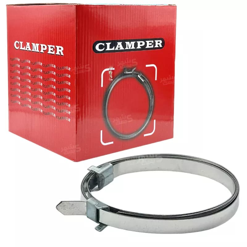 بست دوقلو استیل گردگیر پلوس برند کلمپر (CLAMPER) — تصویر ۱۰