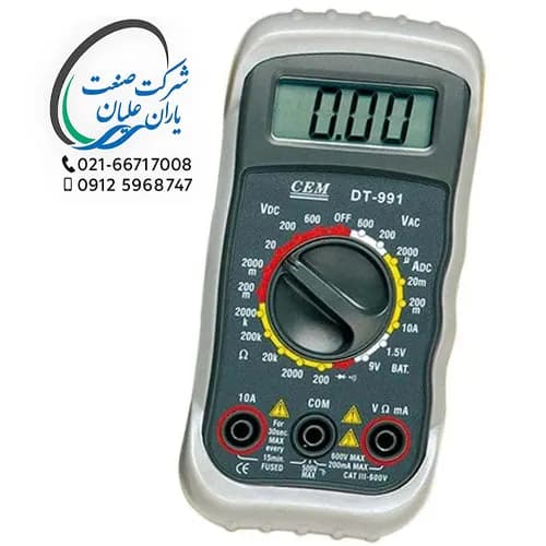 مولتی متر دیجیتال مدل DT-991 — تصویر ۳