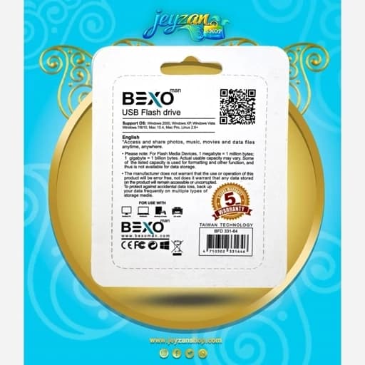 فلش مموری بکسو مدل B331 ظرفیت 64گیگابایت — تصویر ۳