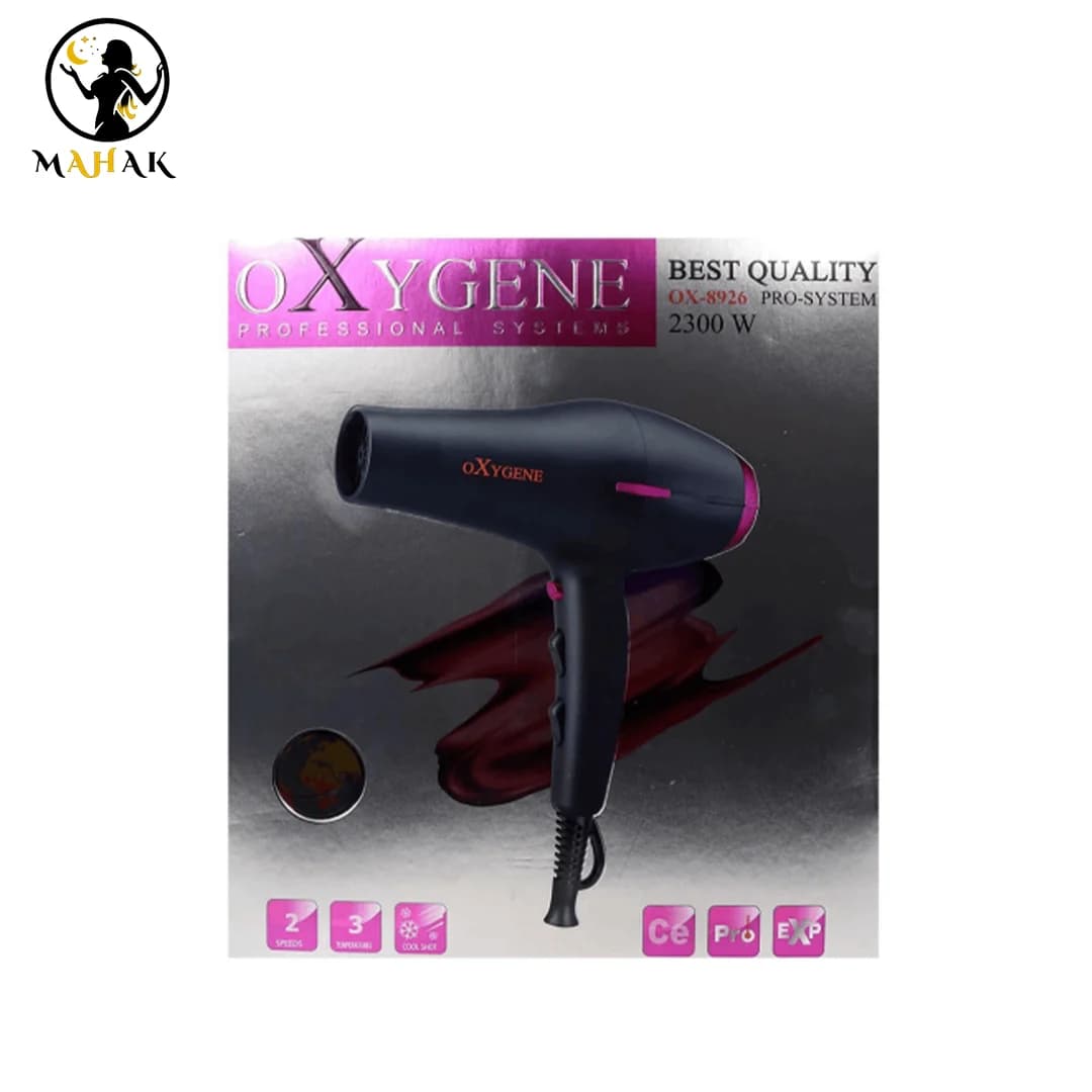 سشوار کراتینه حرفه ای اکسیژن 2300وات مدل ox-8926 — تصویر ۵
