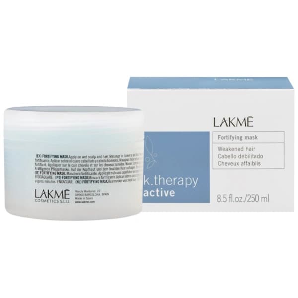 ماسک مو ضد ریزش و تقویت کننده لاکمه سری K.Therapy مدل Active حجم 250 میل — تصویر ۱۲