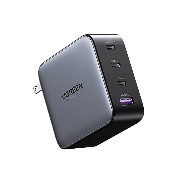 شارژر دیواری 100 وات با سه پورت USB-C و یک پورت USB-A یوگرین مدل CD226 کد 10375