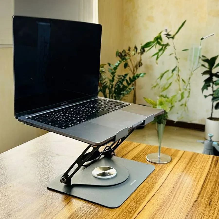 استند و پایه خنک کننده لپ تاپ گرین لاین مدل GNAD360STDBK قابل تنظیم — تصویر ۴