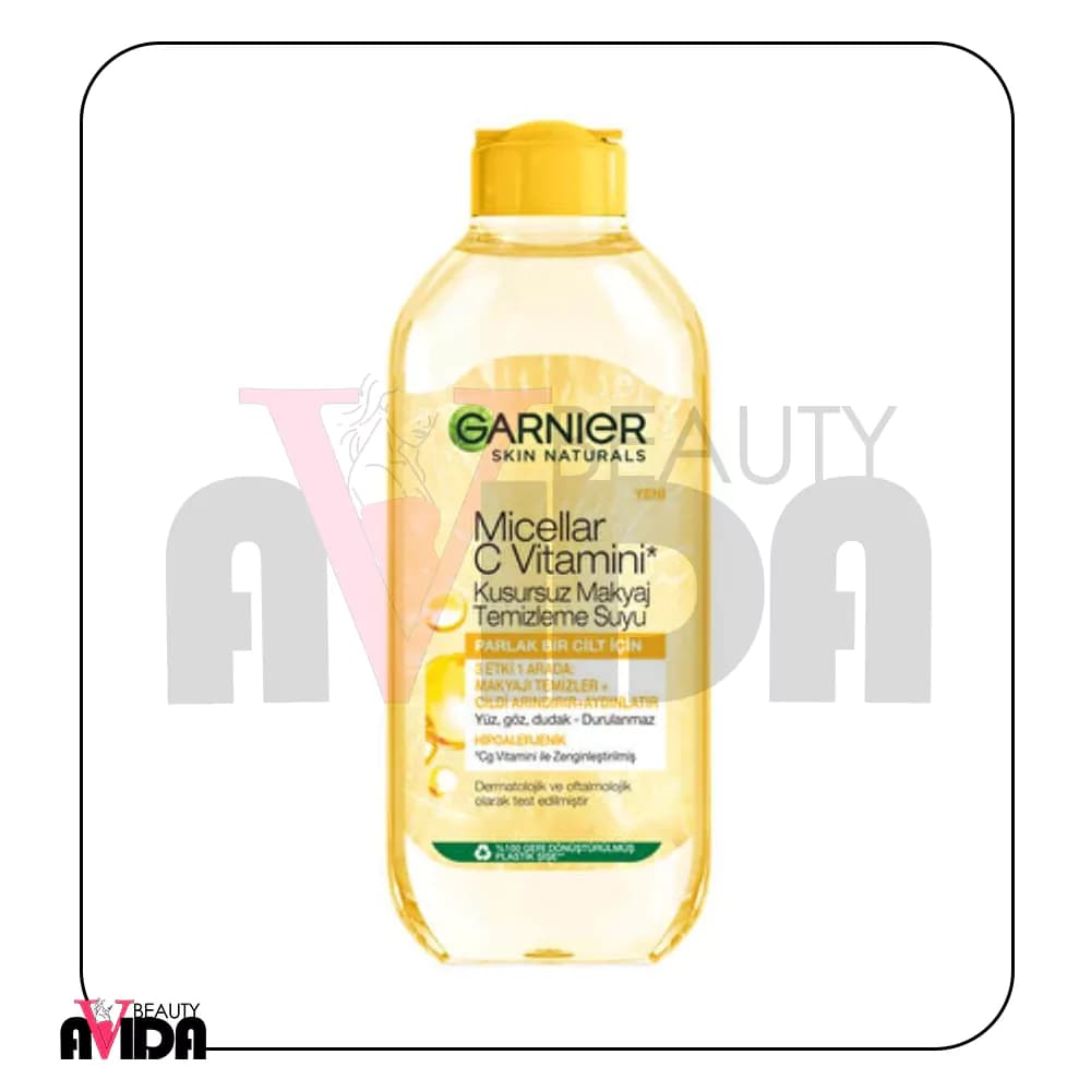 میسلار واتر 3 کاره گارنیر مدل Garnier Micellar C Vitamini Kusursuz Makyaj حجم 400 میلی لیتر — تصویر ۲