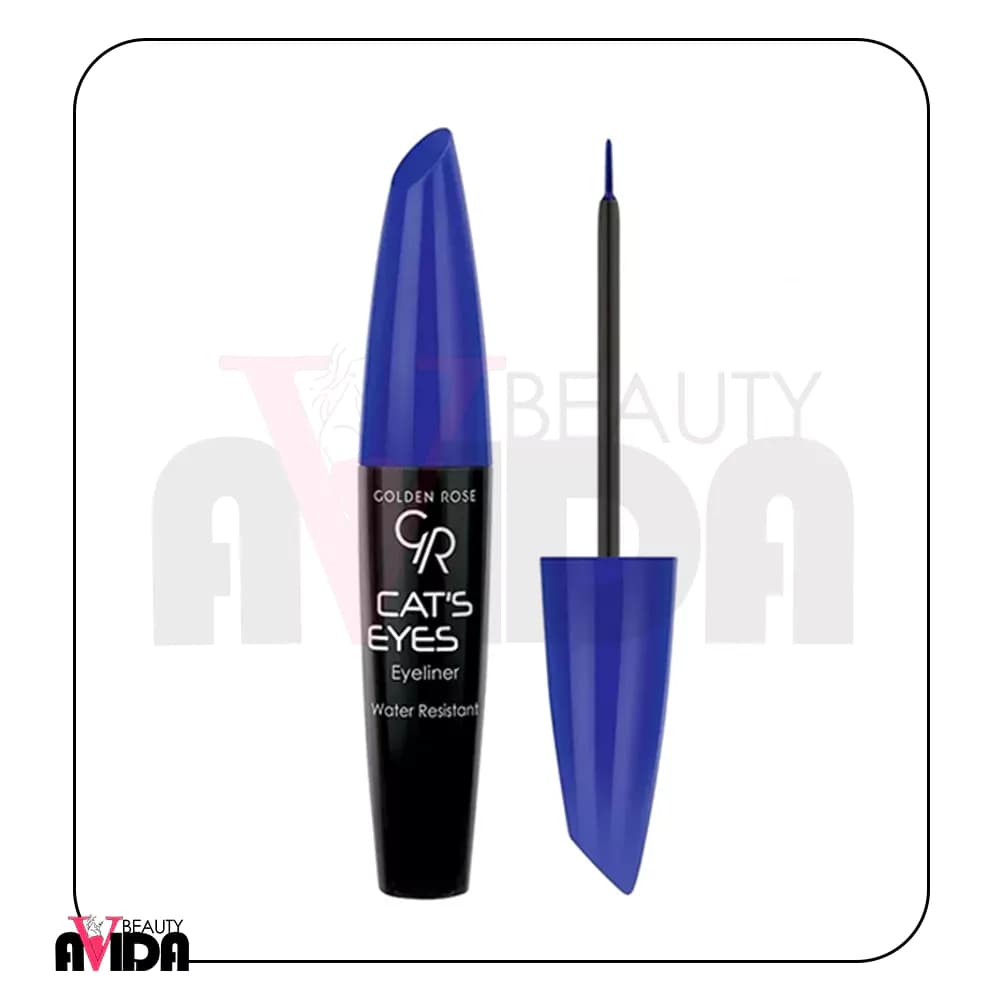خط چشم آبی گلدن رز مدل Golden Rose Cats Eyeblue — تصویر ۲