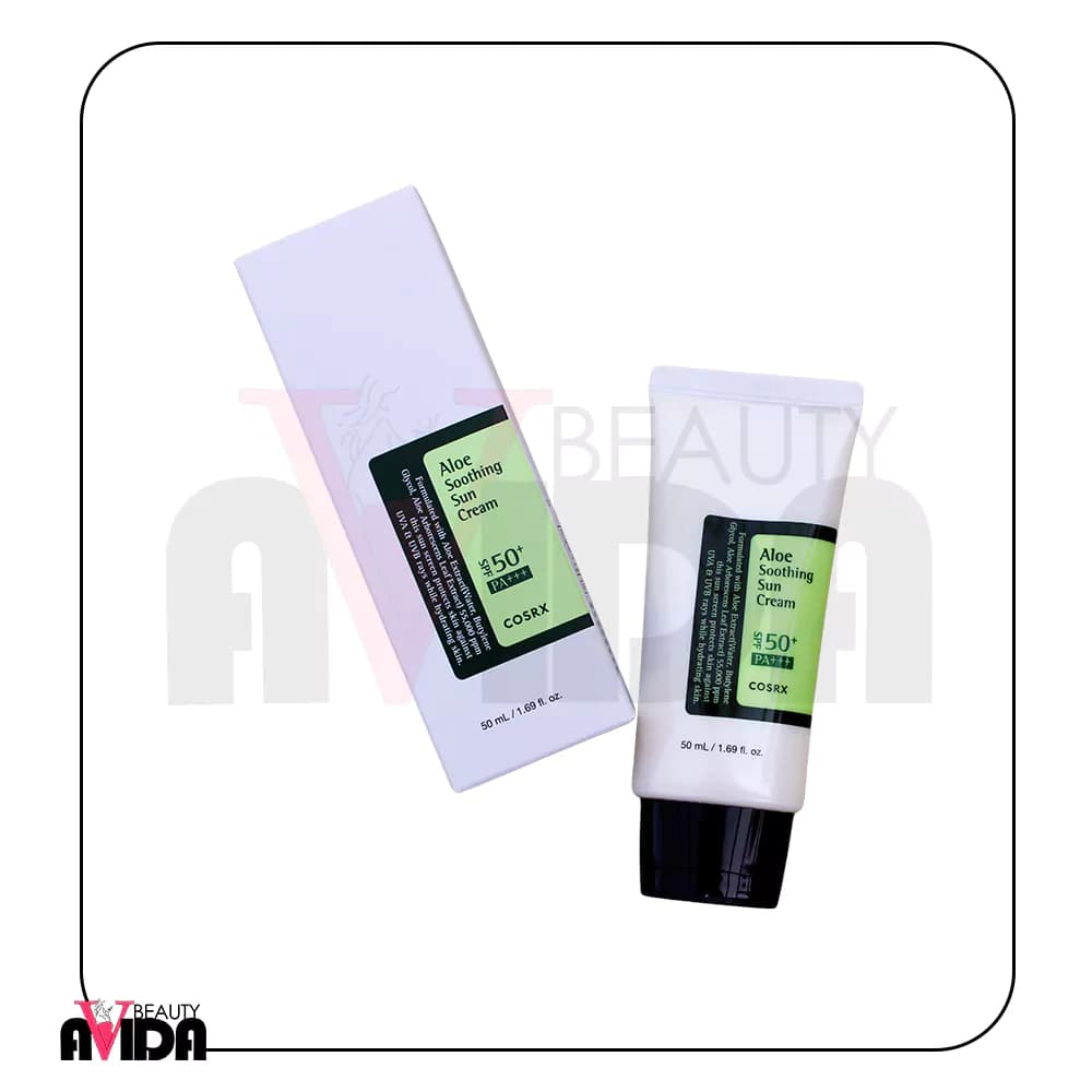 ضد آفتاب کوزارکس آلوئه ورا آبرسان و تسکین دهنده SPF50 حجم 50 میلی لیتر — تصویر ۸