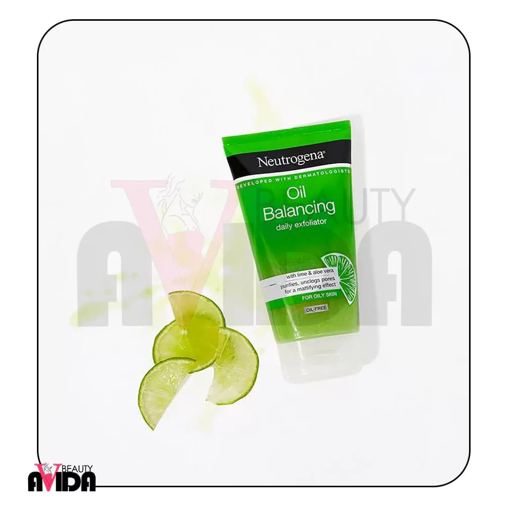 ژل لایه بردار و مات کننده حاوی عصاره لیمو و آلوئه ورا حجم 150 میل نوتروژینا — تصویر ۶