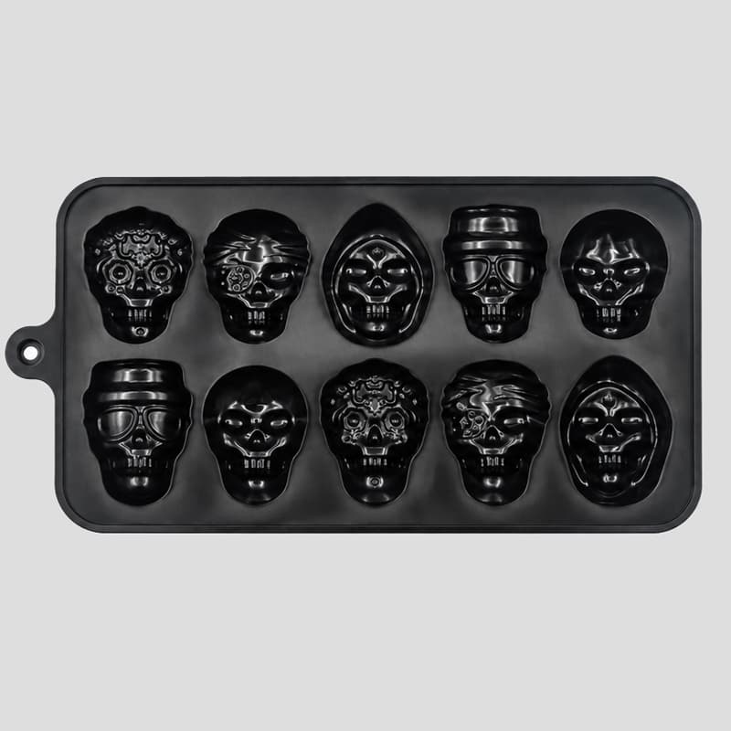 قالب یخ سلیکونی اسکلتی مدل Skelly Ice کد ICH-26F0269 — تصویر ۱۲