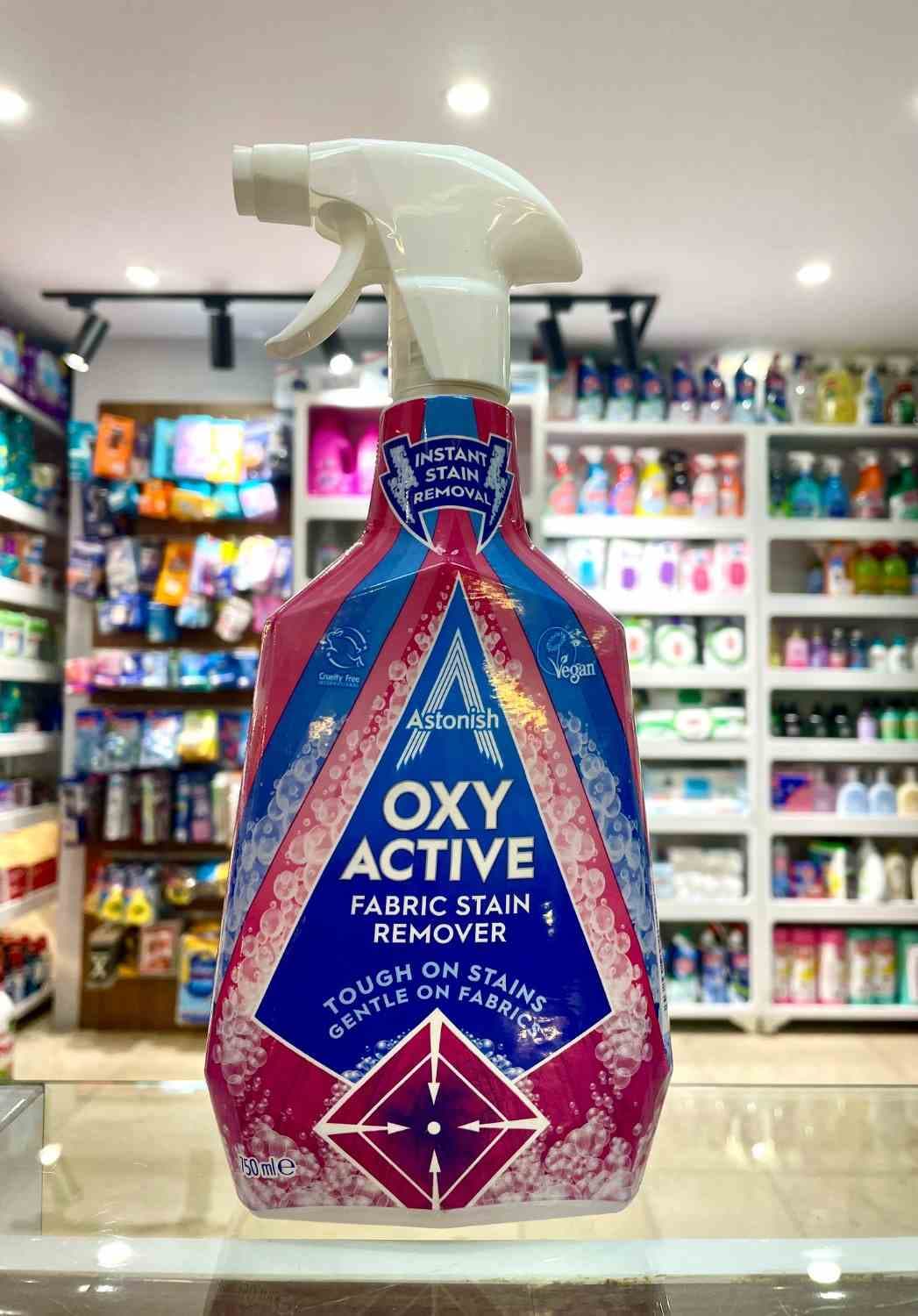 اسپری لکهبر لباس استونیش مدل Oxy Active Fabric Stain Remover — تصویر ۴