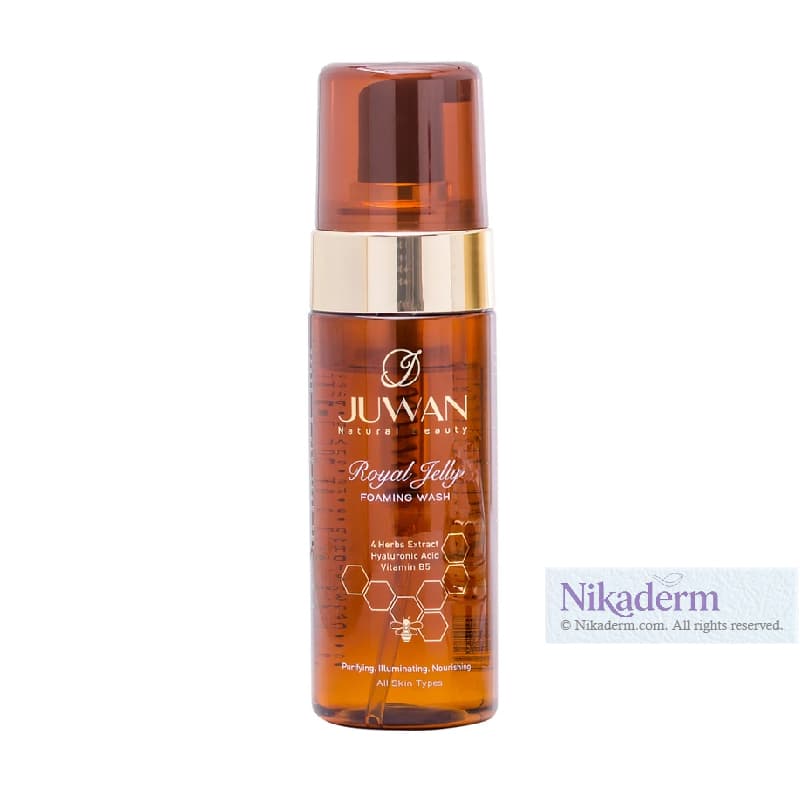 کیت ژل ضد چروک ژوان (Juwan) مدل Royal Jelly (ژل و فوم) 150ml — تصویر ۴