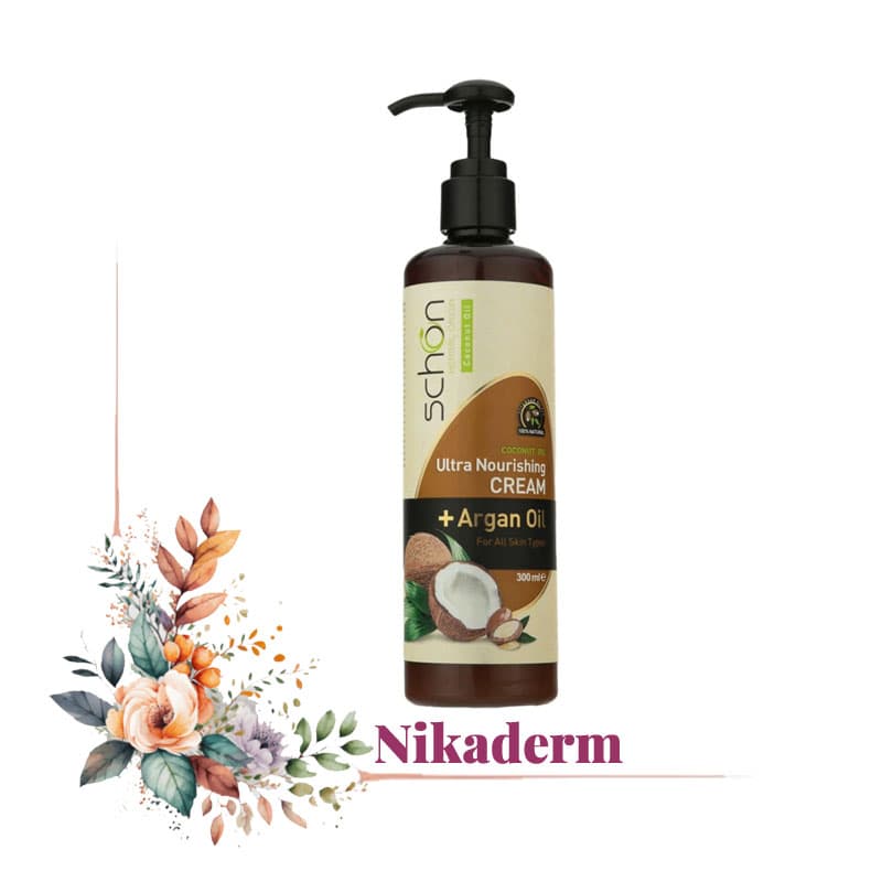 کرم مرطوبکننده پمپی شون Coconut Oil حجم 300 میلی لیتر