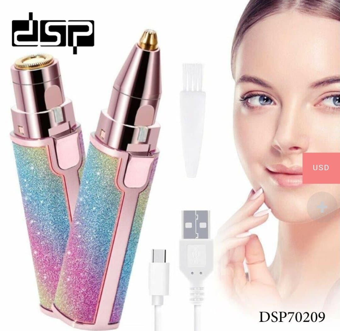 موزن دوکاره صورت و ابرو زنانه دی اس پی DSP مدل 70209 اصل — تصویر ۶
