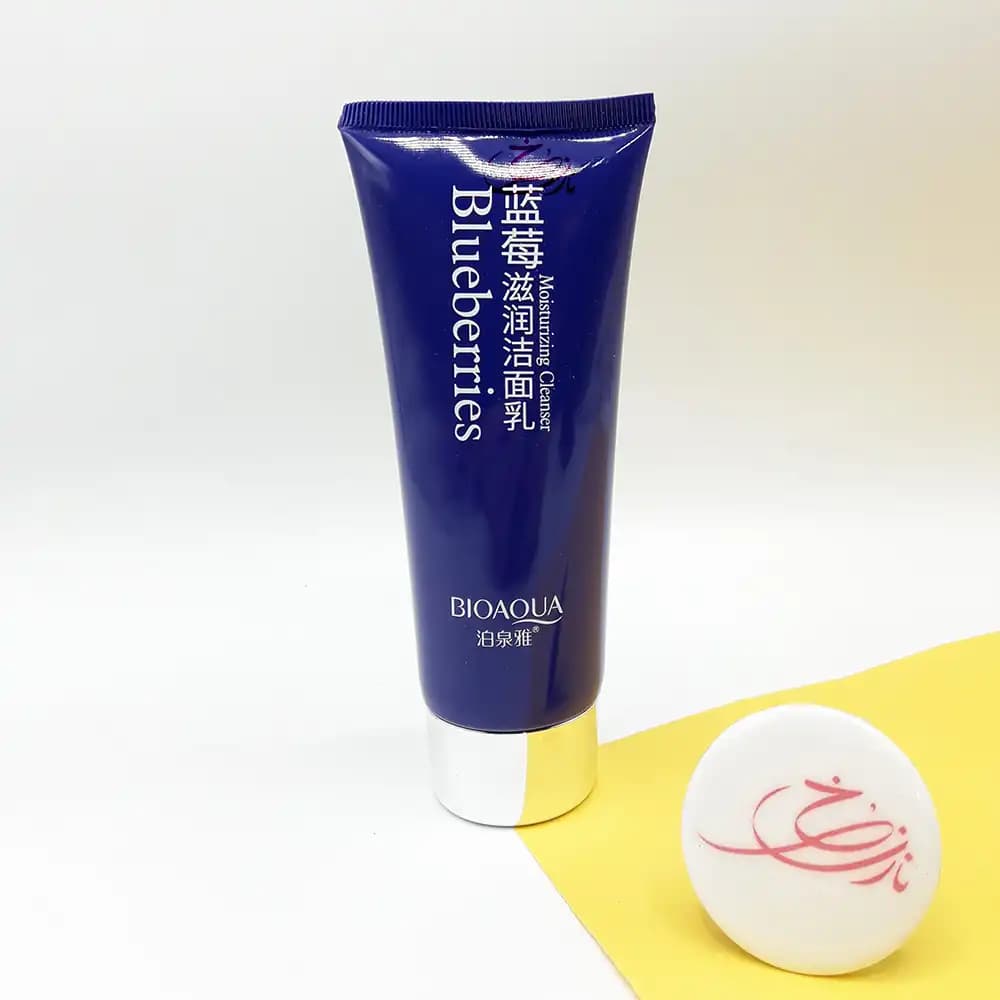 فوم شستشوی صورت ضد جوش بلوبری Blueberries بیوآکوا BIOAQUA حجم 100 گرمی — تصویر ۳