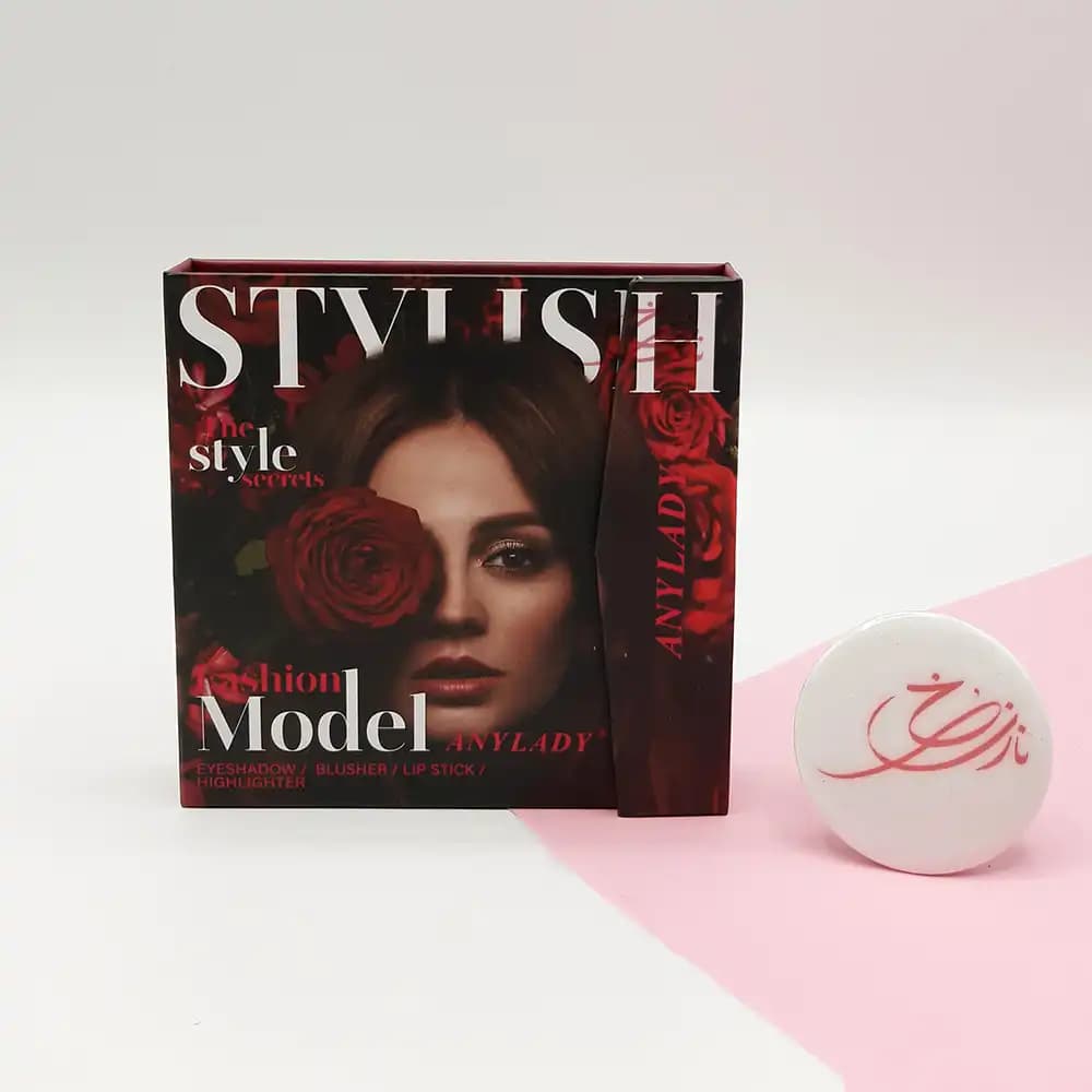 پالت چند کاره کیفی انی لیدی ANYLADY طرح دختر مدل STYLISH — تصویر ۳