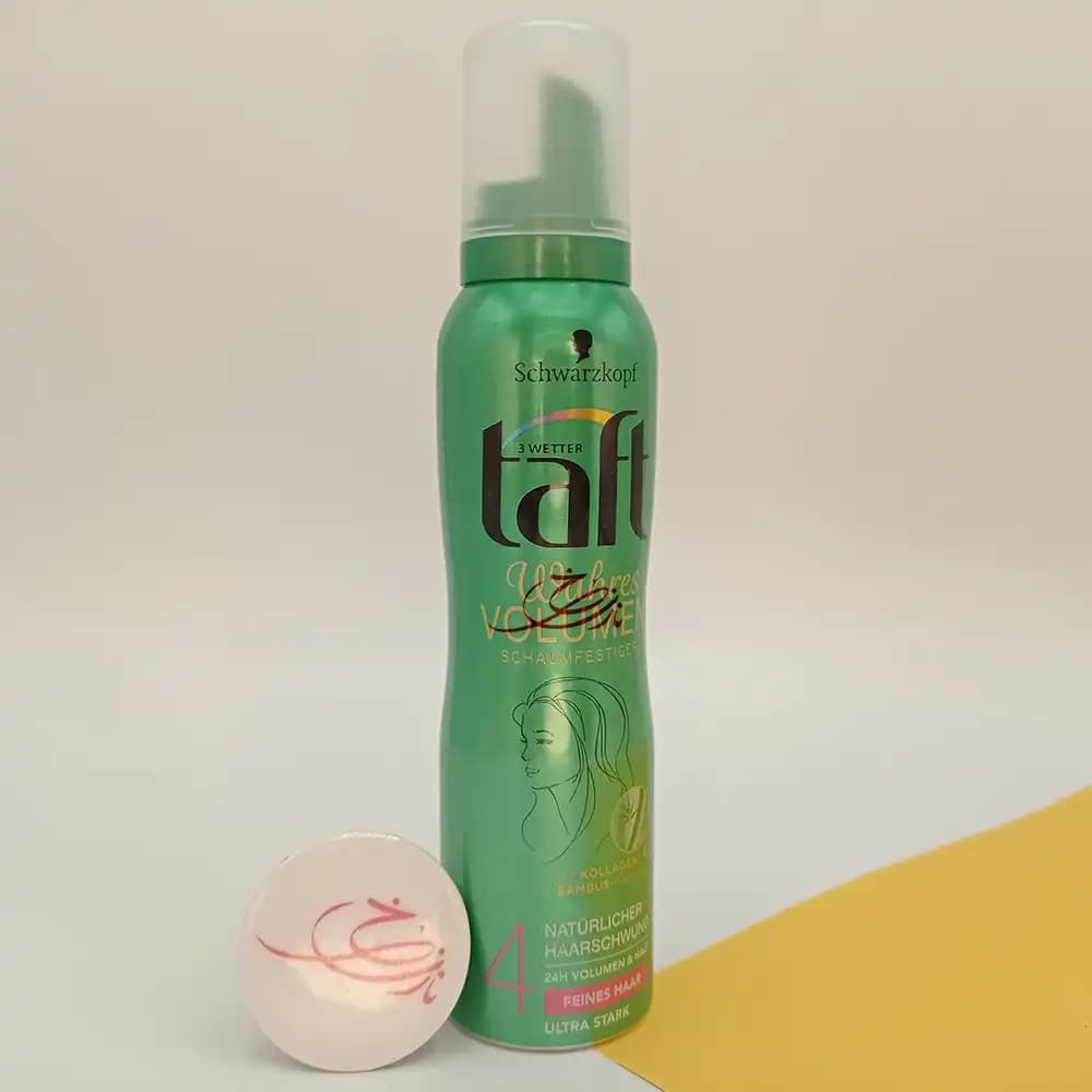 اسپری موس مو تافت taft سبز مدل ولومن VOLUMEN حجم 150 میلی لیتر اصل