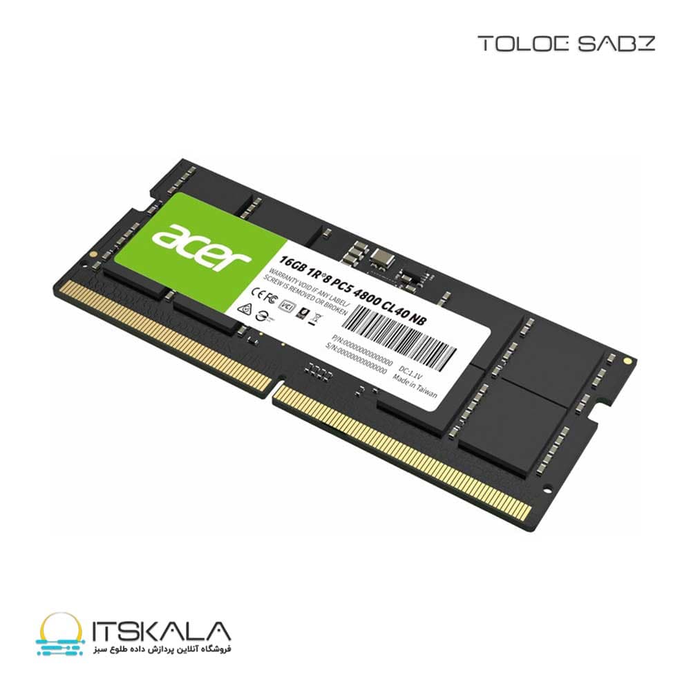 رم لپ تاپ ایسر مدل SD200 16GB DDR5 4800MHz — تصویر ۳
