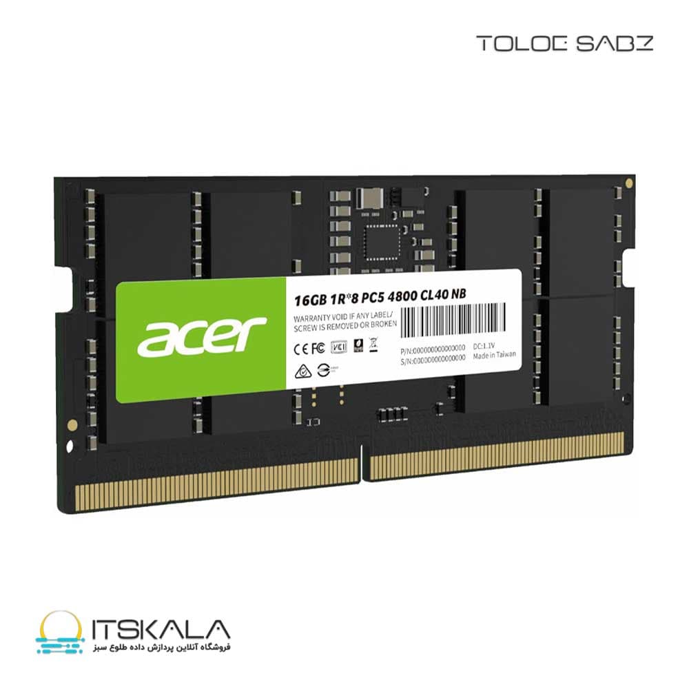 رم لپ تاپ ایسر مدل SD200 16GB DDR5 4800MHz — تصویر ۲