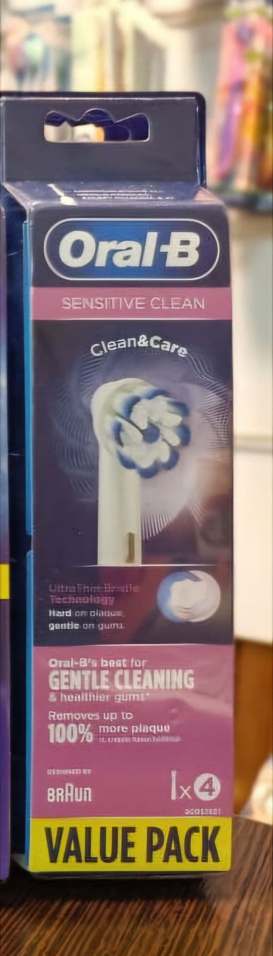 یدک مسواک برقی اورال بی مدل Sensitive Clean بسته 4 عددیoral_b — تصویر ۴
