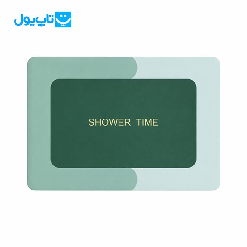 پادری سیلیکونی ترک مستطیلی طرح Shower Time ابعاد 50*80 — تصویر ۷