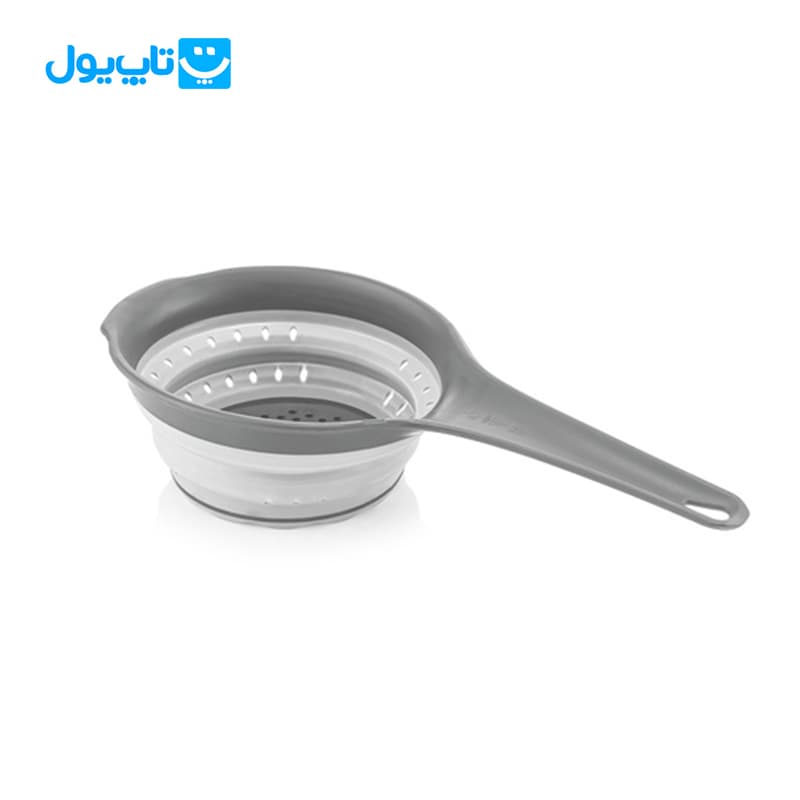 سبد آبکش تاشو سیلیکونی دستهدار کیو لوکس Qlux ترکیه ظرفیت ۱۵۰۰ میلیلیتر — تصویر ۲