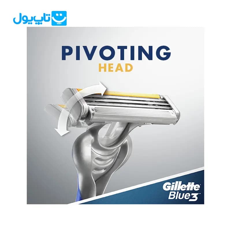خودتراش ژیلت Gillette مدل Blue 3 Comfort بسته 6 عددی (اروپایی اصل) — تصویر ۱۲