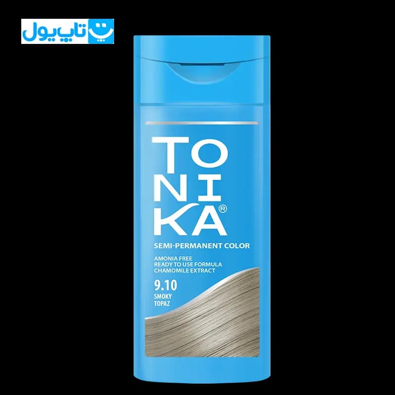 شامپو رنگ تونیکا TOHNKA بلوند دودی پلاتینه شماره 9.10 حجم 150 میلی لیتر