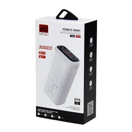 پاور بانک فست شارژ آکو مدل AP-22 با ظرفیت 30000 میلی آمپر (همراه با گارانتی شرکتی) — تصویر ۱۰