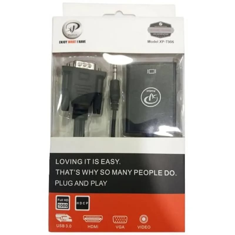 مبدل VGA به HDMI ایکس پی پروداکت مدل T906 — تصویر ۶