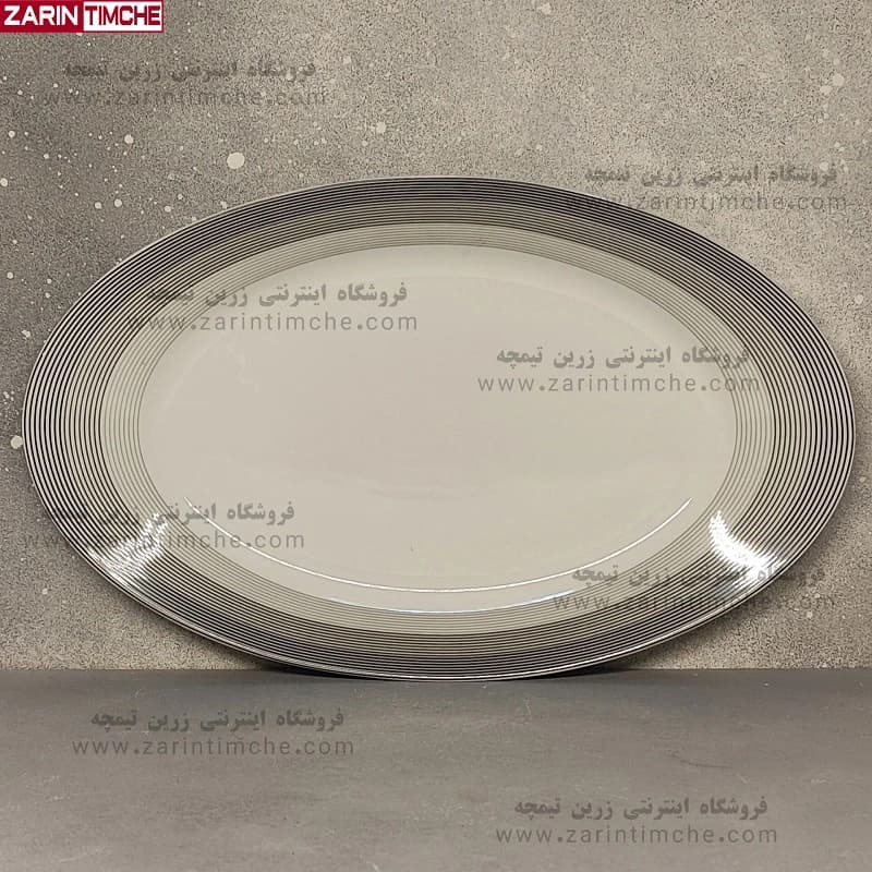 دیس چینی زرین مدل سیلورلاینر سایز 38