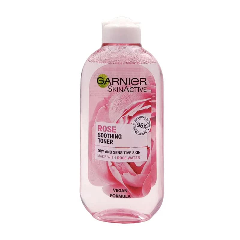 تونر گل رز پوست خشک گارنیر مدل Garnier rose toner for dry skin — تصویر ۳
