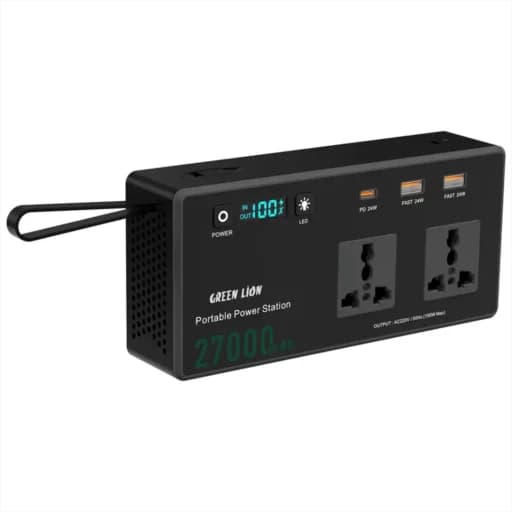 پاوراستيشن Volt Mate ظرفيت 27000 ميلی آمپری گرين لاين — تصویر ۴