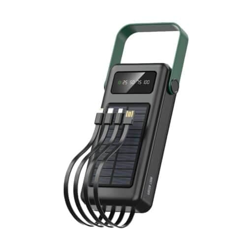 پاوربانک Solar Max ظرفیت 30000 میلی آمپری گرین لاین Green Lion Solar Max 30000mAh Powerbank — تصویر ۴