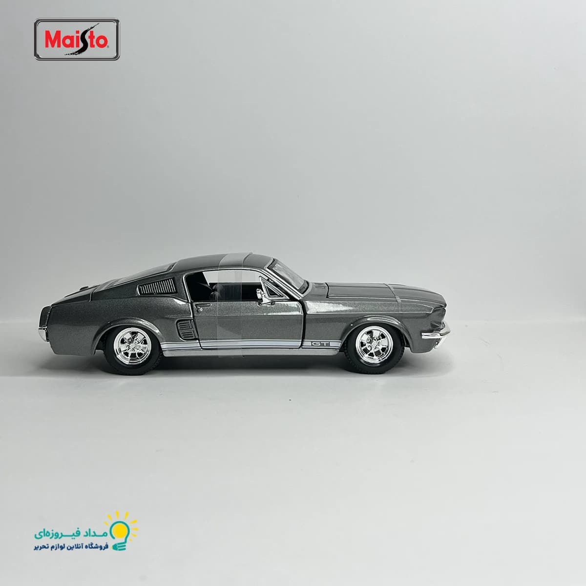 ماکت فلزی فورد Mustang GT مدل 1967 مقیاس 1:24 — تصویر ۱۱