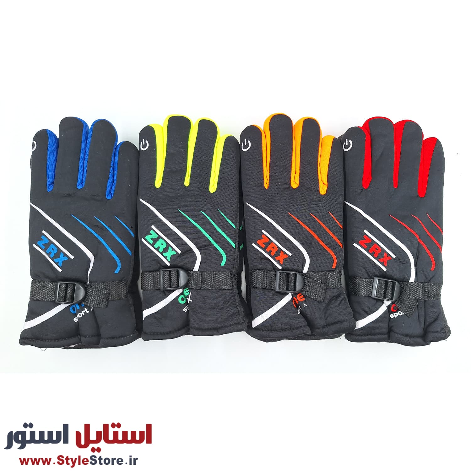 دستکش موتورسواری طرح ZRX کد 2040 — تصویر ۱۲