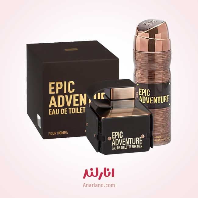 ادکلن مردانه امپر مدل EPIC ADVANTURE همراه با اسپری حجم 100 میل