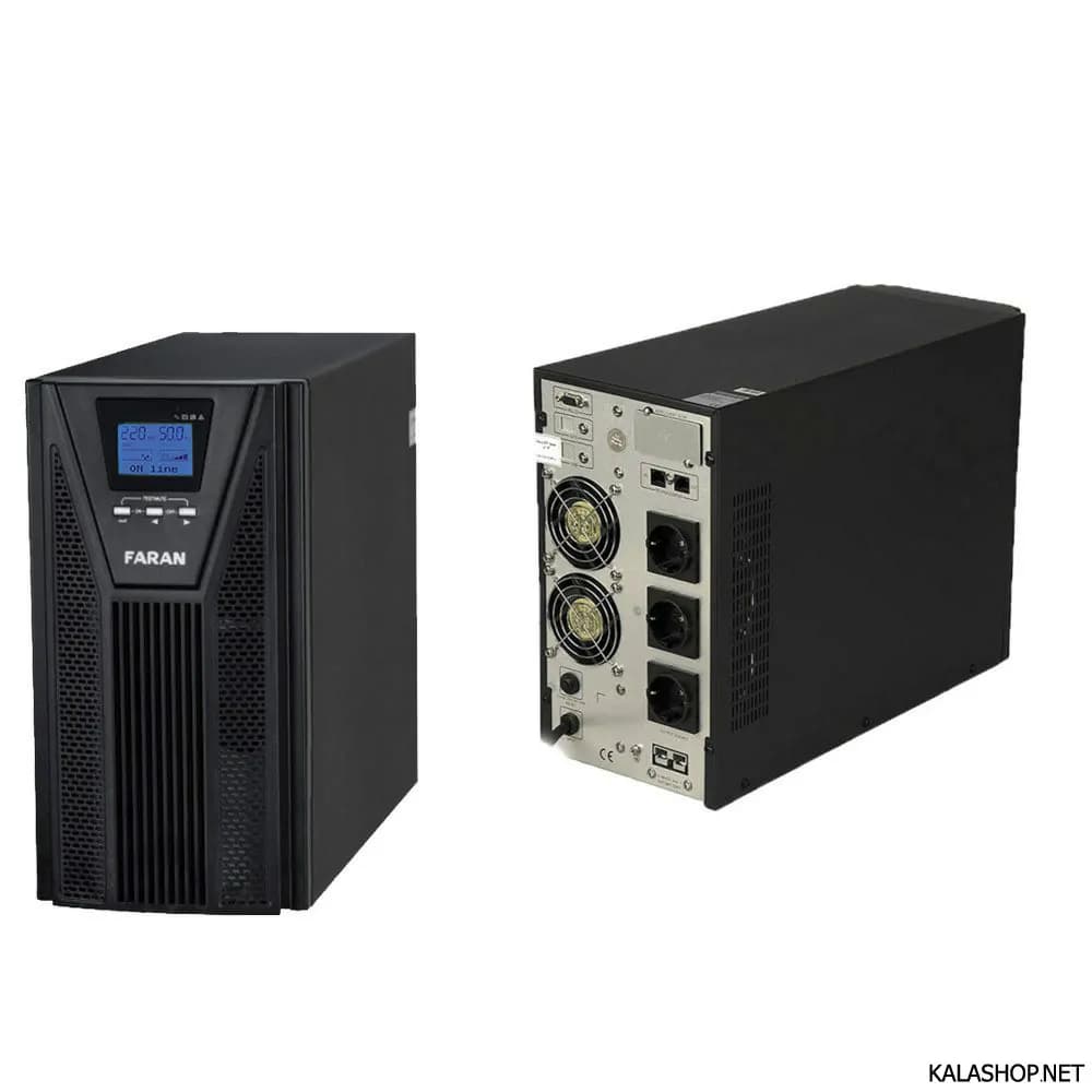 یو پی اس فاران مدل FARAN TITAN PRO MAX 6KS 192VDC باتری خارجی — تصویر ۵