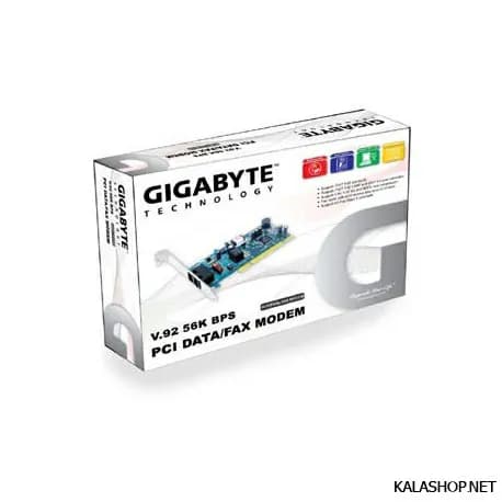 فکس مودم دایال آپ گیگابایت FAX MODEM DIAL UP GIGABYTE 56K — تصویر ۸